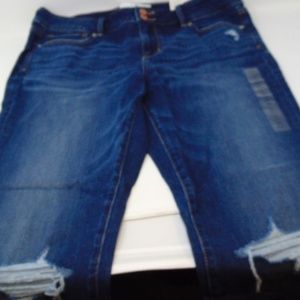 America Eagle Super Stretch Artist Crop Jeans